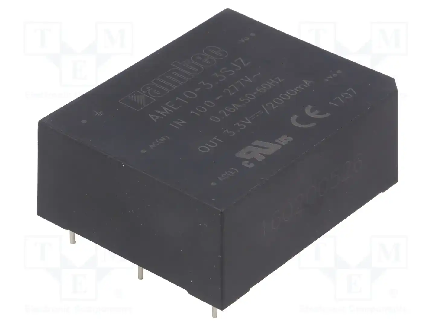 AIMTEC AME10-3.3SJZ — Преобразователи AC/DC для PCB