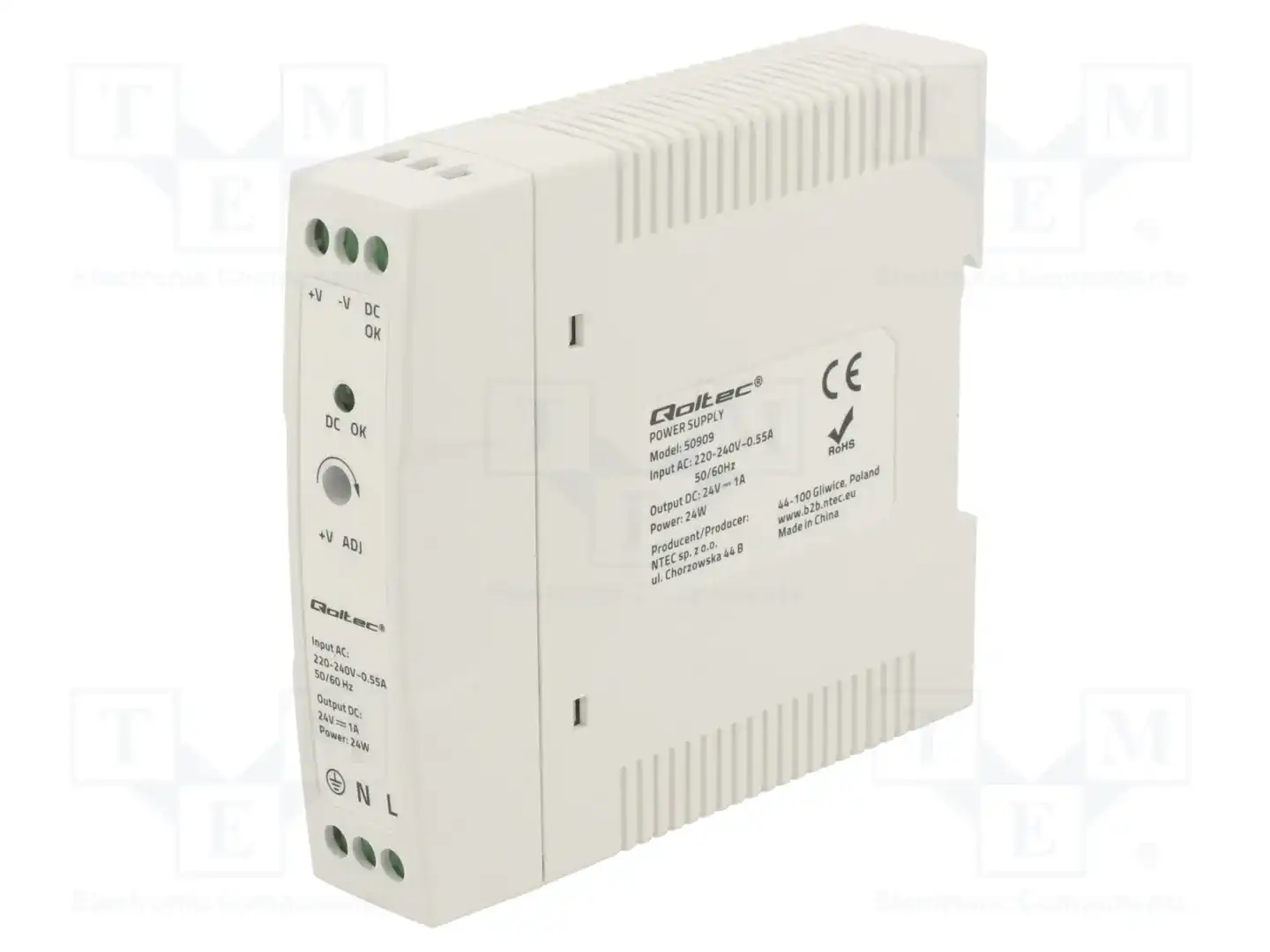 QOLTEC 50909 — Блоки питания на DIN-рейку