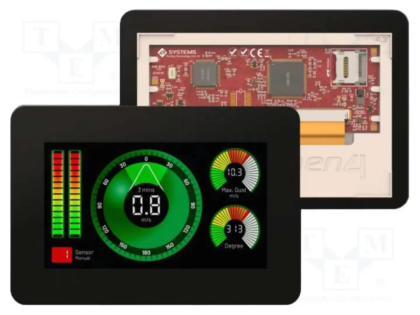 4D Systems GEN4-ULCD-43DCT-CLB-SB — Интеллигентные дисплеи