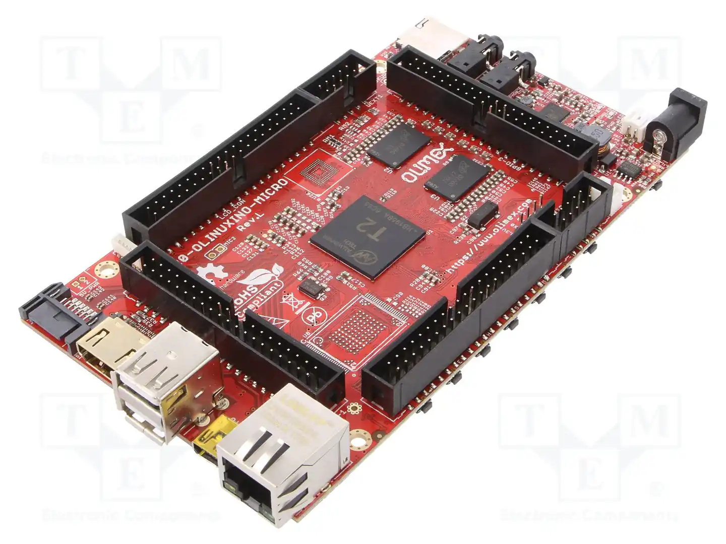 OLIMEX T2-OLINUXINO-MICRO-S16M-IND — Одноплатные компьютеры