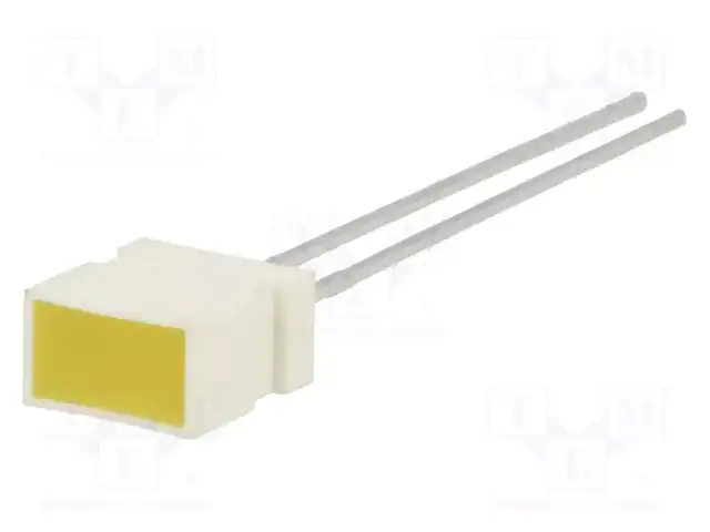 KINGBRIGHT ELECTRONIC L-1043YDT — Светодиоды THT прямоугольные