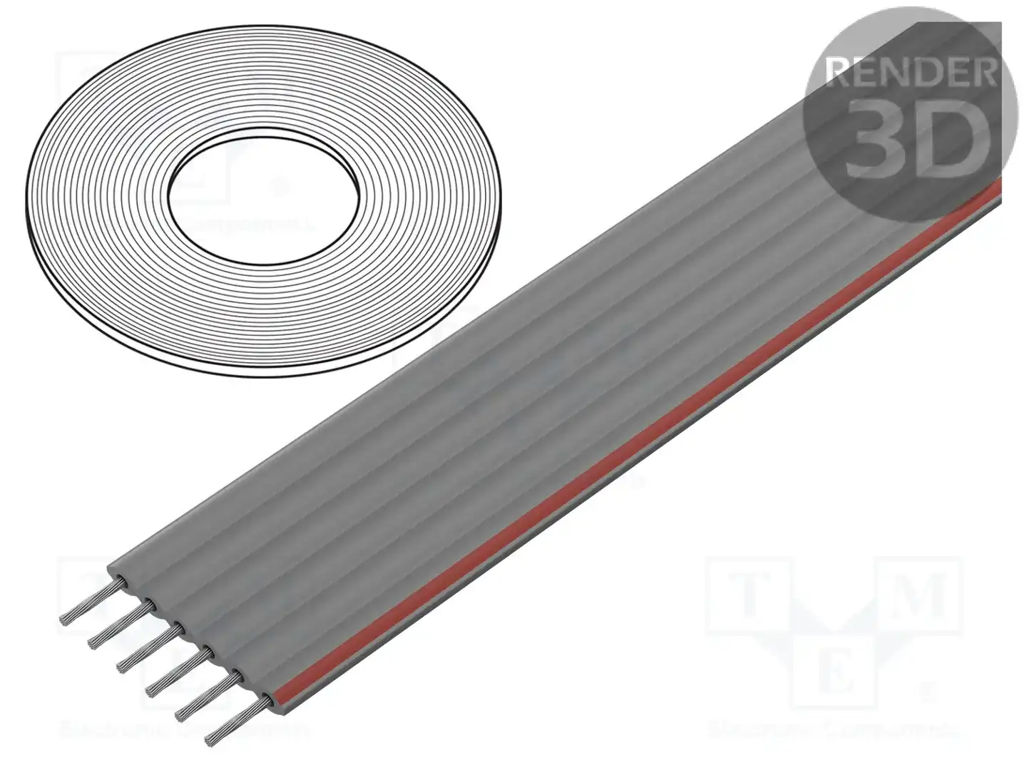 CONNFLY DS1057-01-06A282R-30.5 — Провода ленточные одноцветные