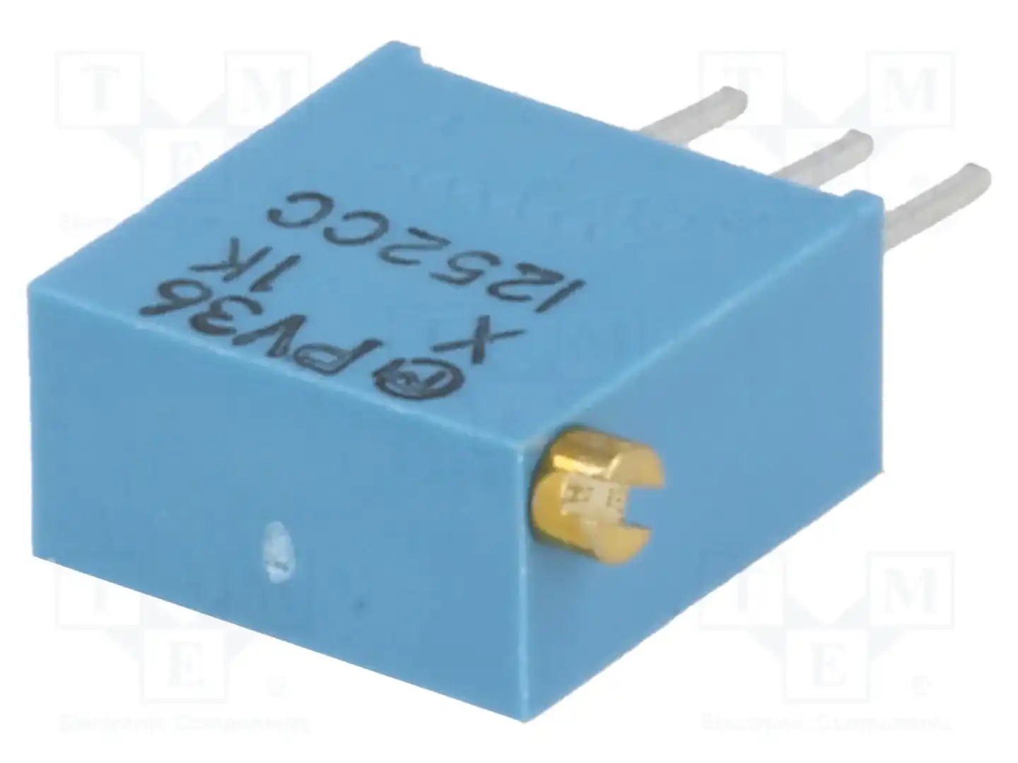 BOURNS PV36X102C01B00 — Потенциометры THT многооборотные 3/8 дм