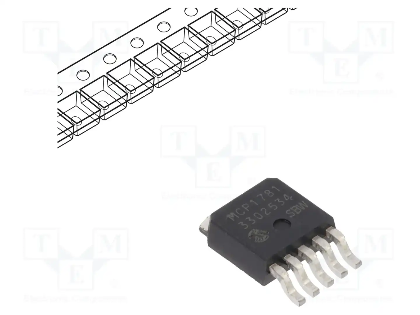 Microchip Technology MCP1781T-3302H/9EA — Стабилизаторы напряжения нерегулир. LDO