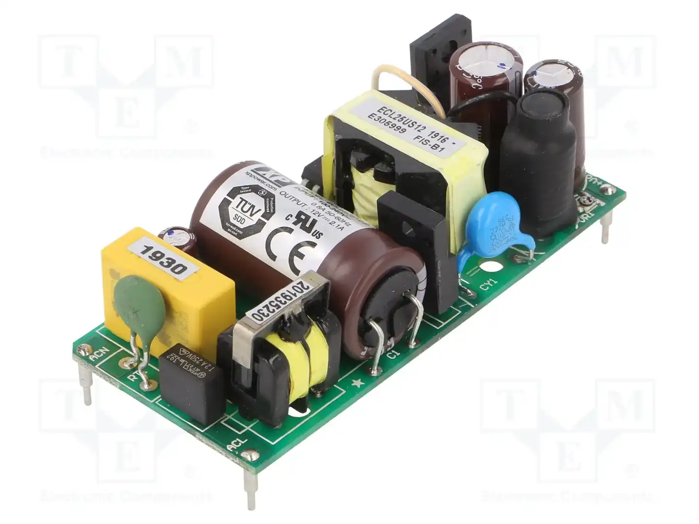 XP POWER ECL25US12-P — Открытые блоки питания