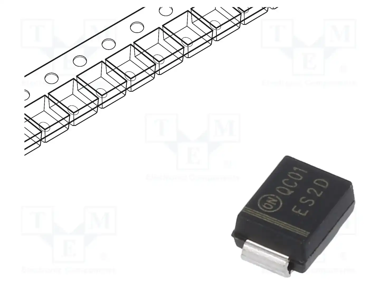 onsemi ES2D — Универсальные диоды SMD