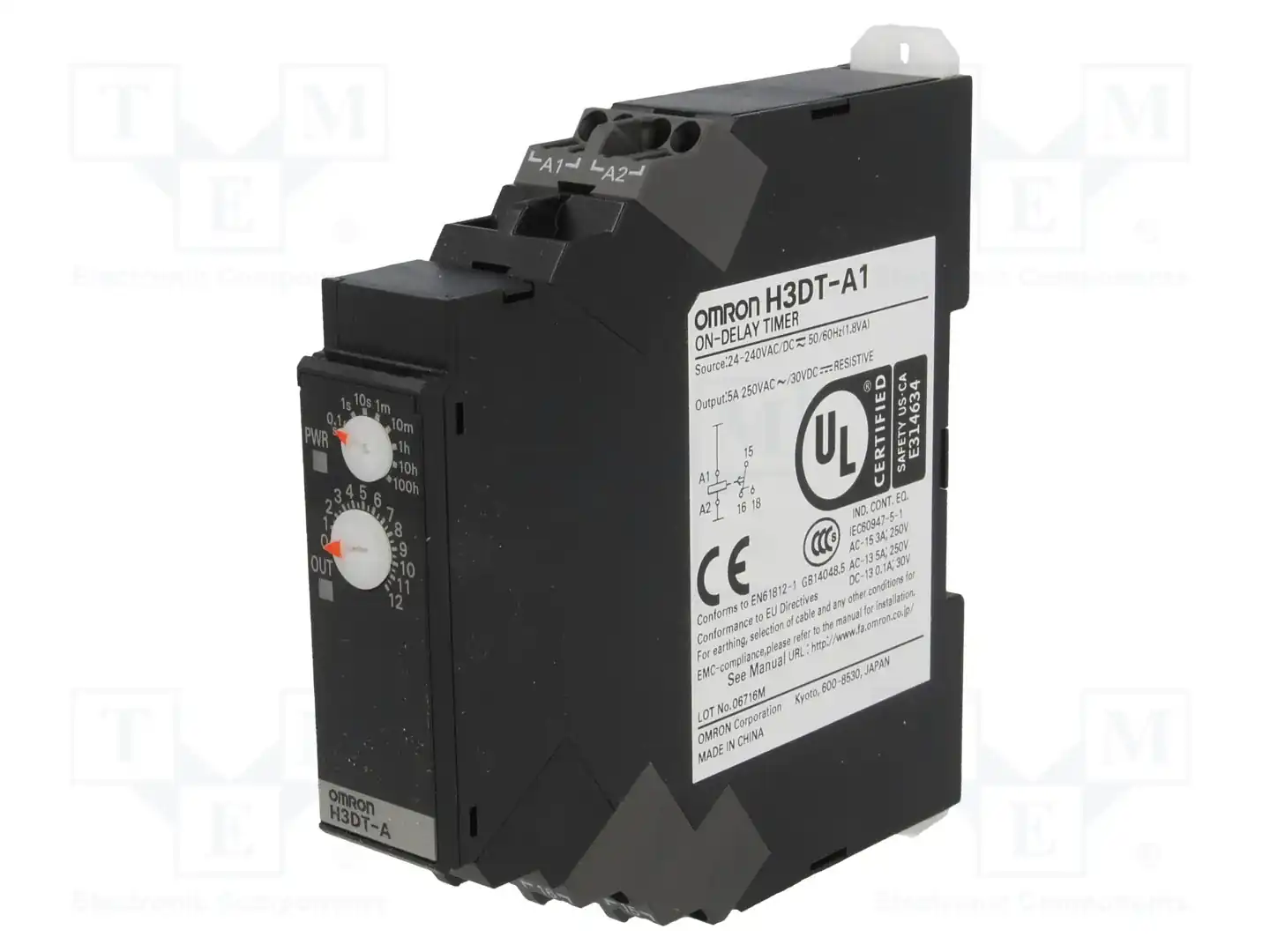 OMRON H3DT-A1 24-240AC/DC — Временные аналоговые реле