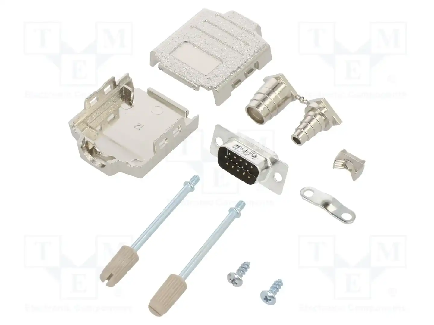 AMPHENOL COMMUNICATIONS SOLUTIONS L17DPPK09-M+L717HDE15P — Комплектные штекеры D-Sub