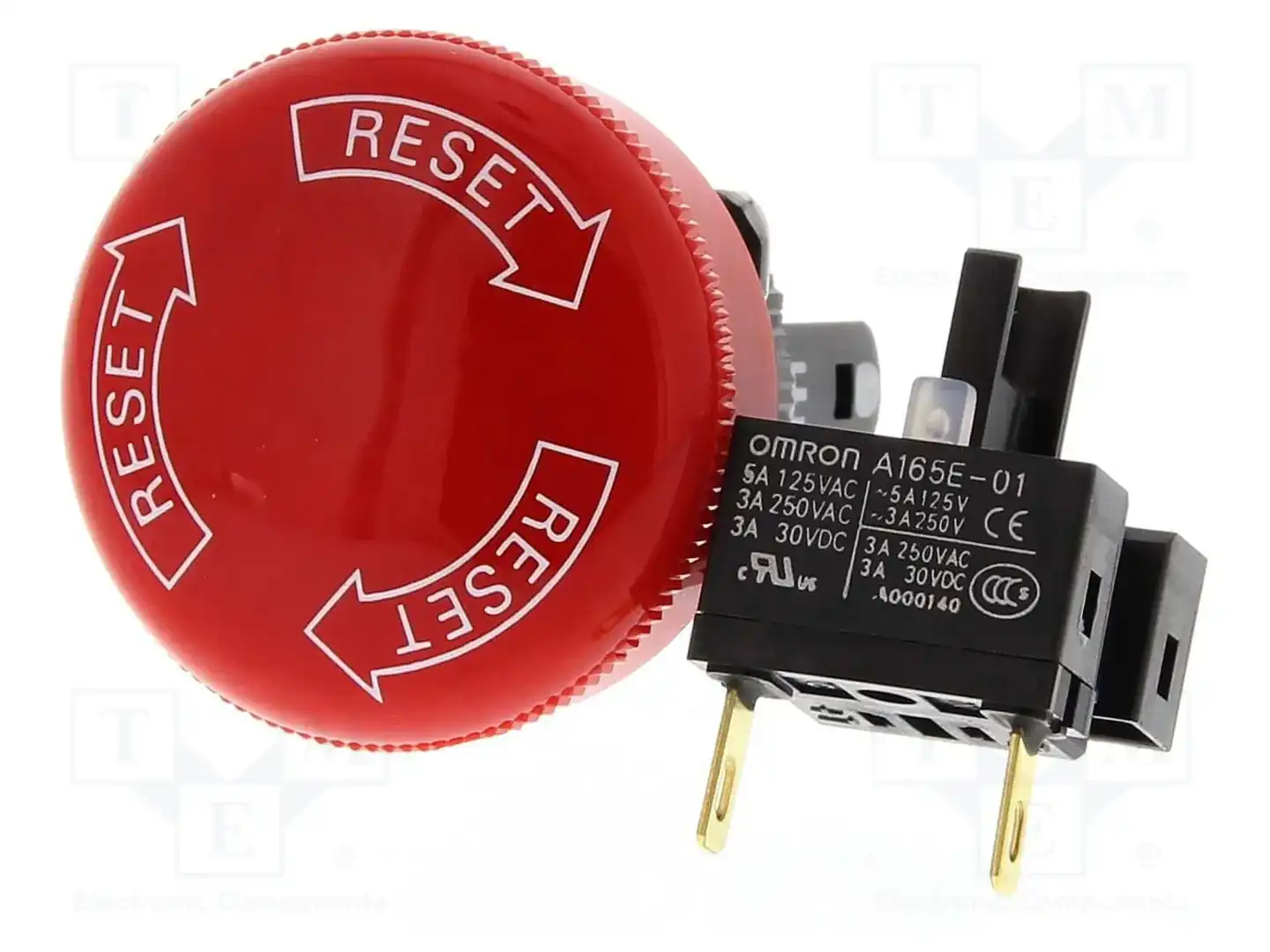 OMRON A165E-S-03U-S — Переключатели панельные стандартные 16мм