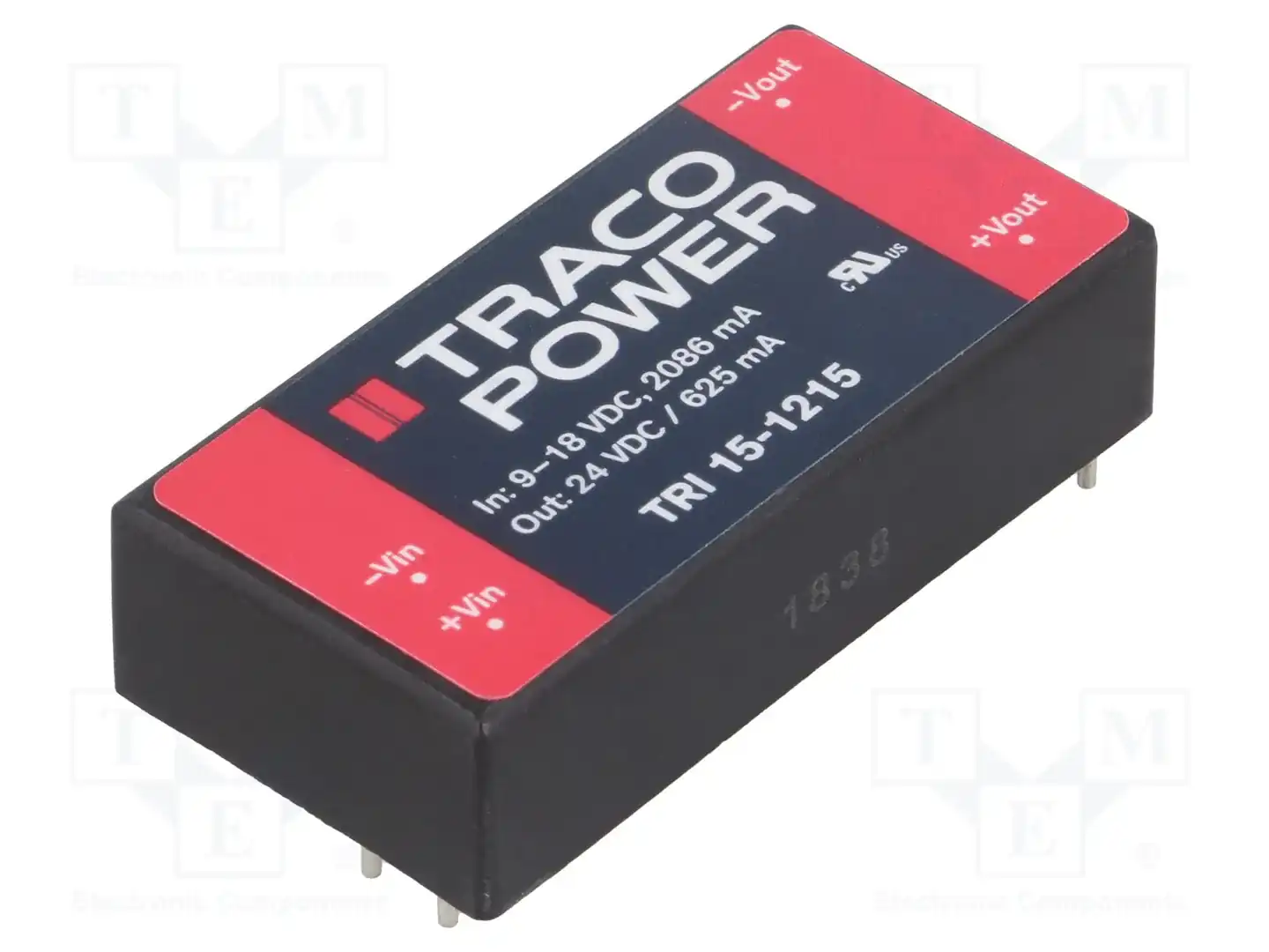 TRACO POWER TRI 15-1215 — Преобразователи DC/DC