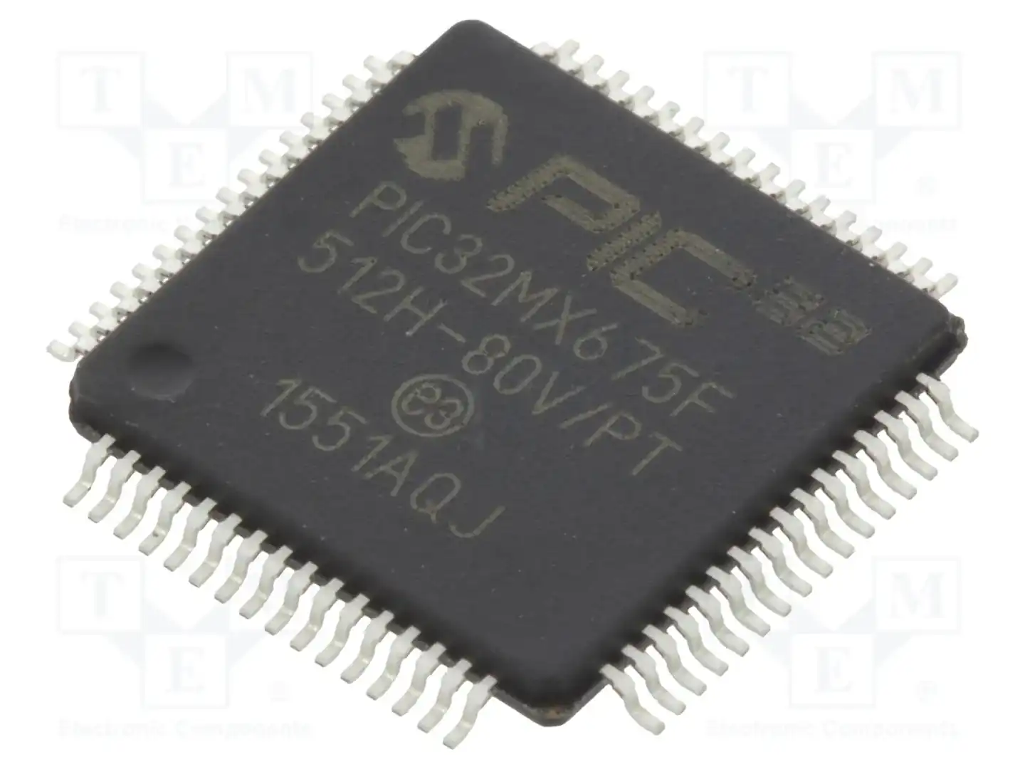 Microchip Technology PIC32MX675F512H-80V/PT — Линейка PIC32 32-bit