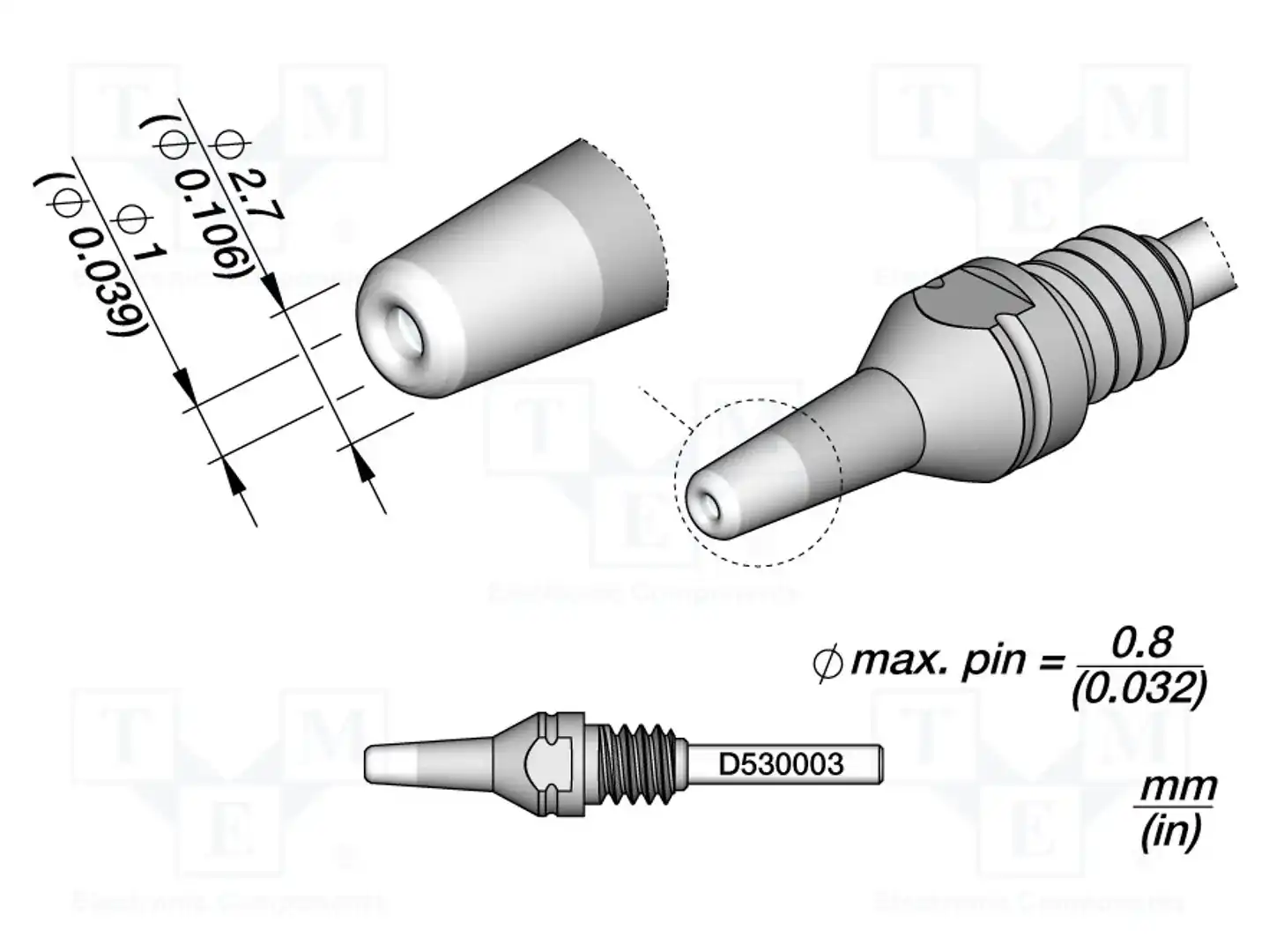 JBC TOOLS D530003 — Распаечные жала