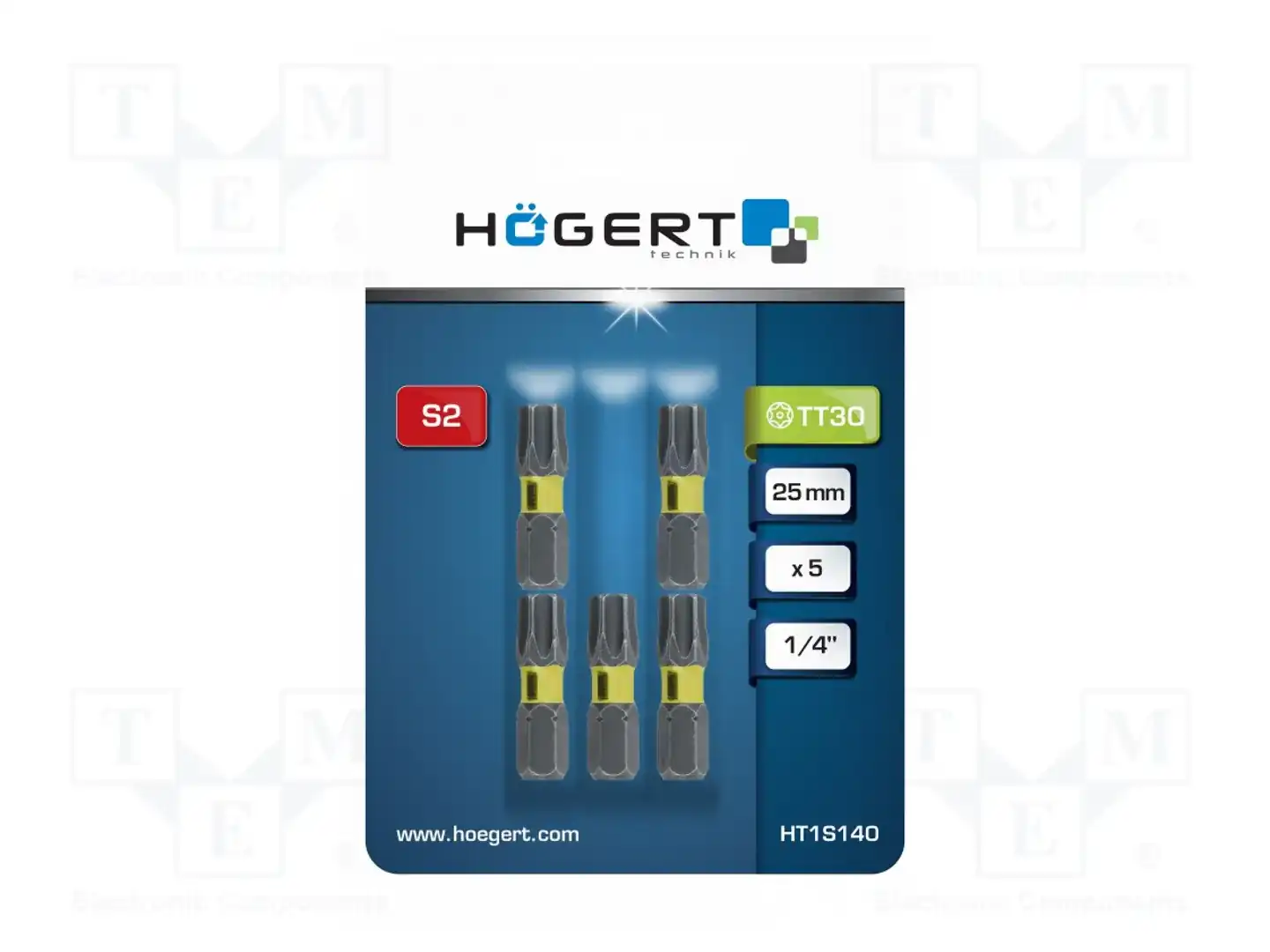 HÖGERT TECHNIK HT1S140 — Наконечники для отверток