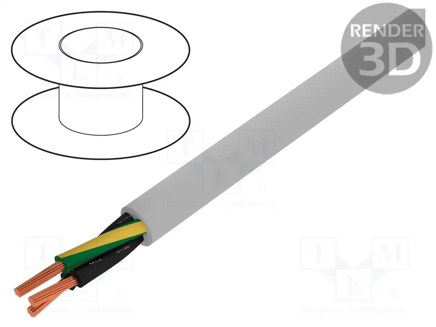 ALPHA WIRE 470315YY GE033 — Провода многожильные неекранированные