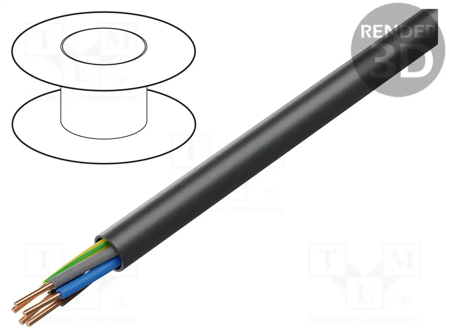 ELEKTROKABEL YKY-5X4 — Провода питания