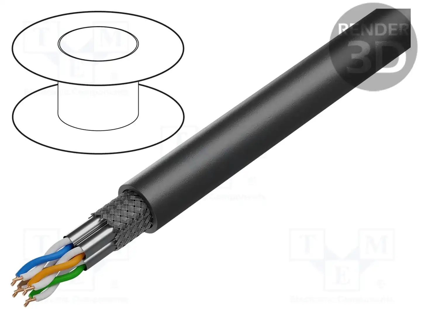 DIGITUS DK-1741-V-5-OD — Провода телекоммуникационные