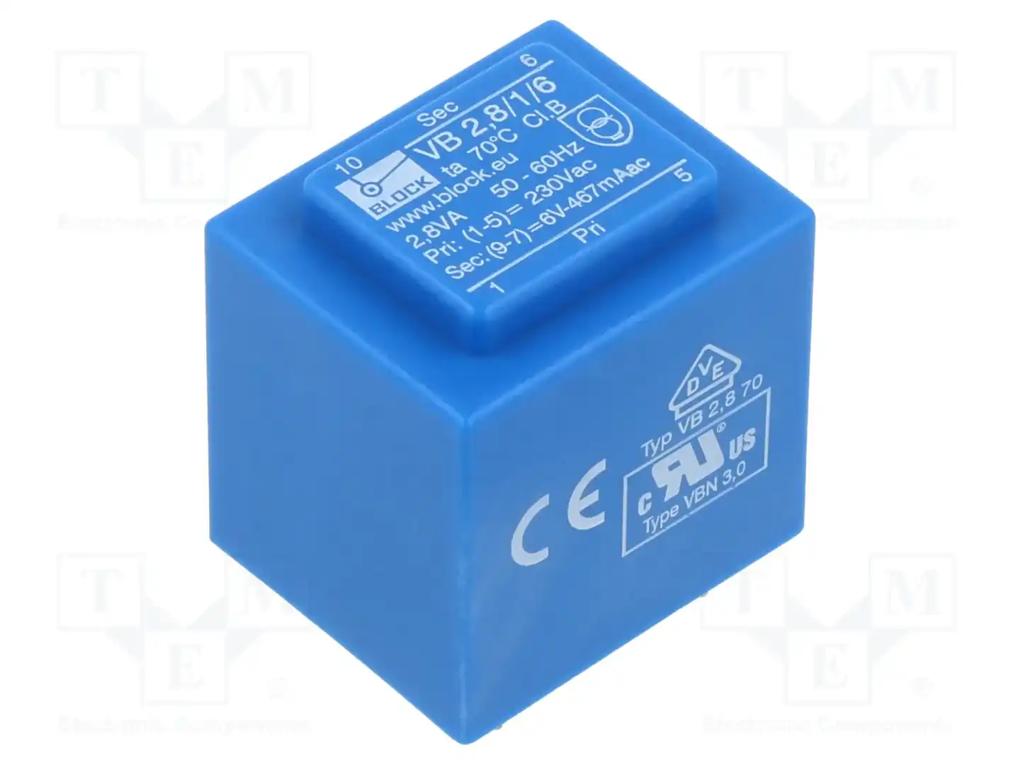 BLOCK VB 2,8/1/6 — Трансформаторы PCB