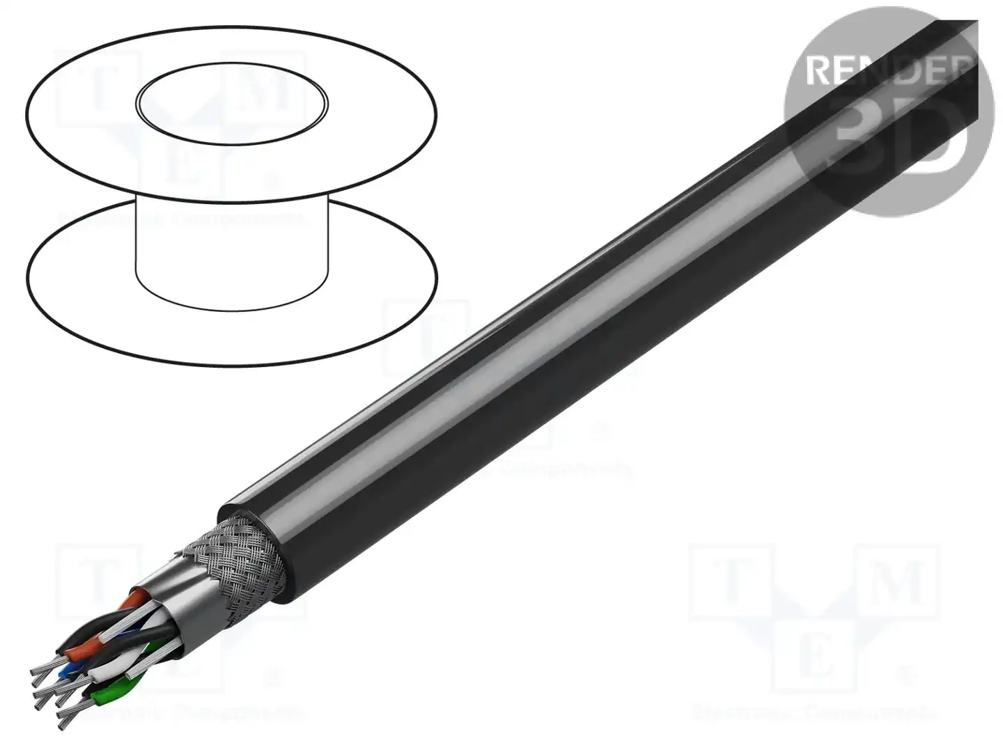 BELDEN 8334 060100 — Провода многожильные экранированные
