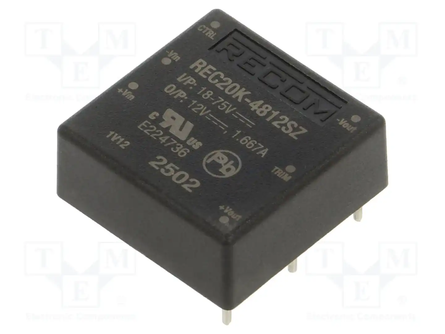 RECOM REC20K-4812SZ — Преобразователи DC/DC
