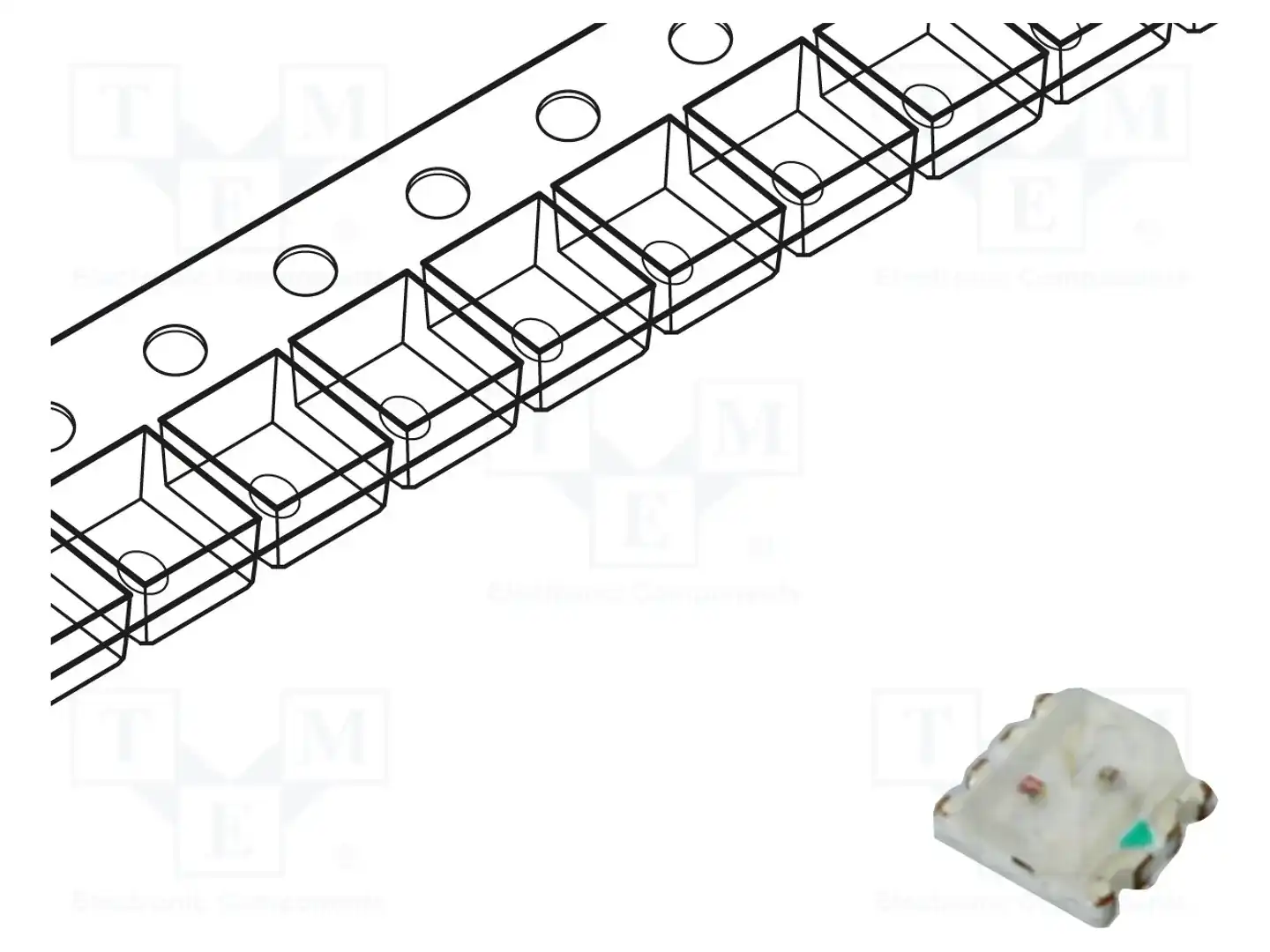 OPTOSUPPLY OSTQ0603C1C-A — Светодиоды SMD цветные