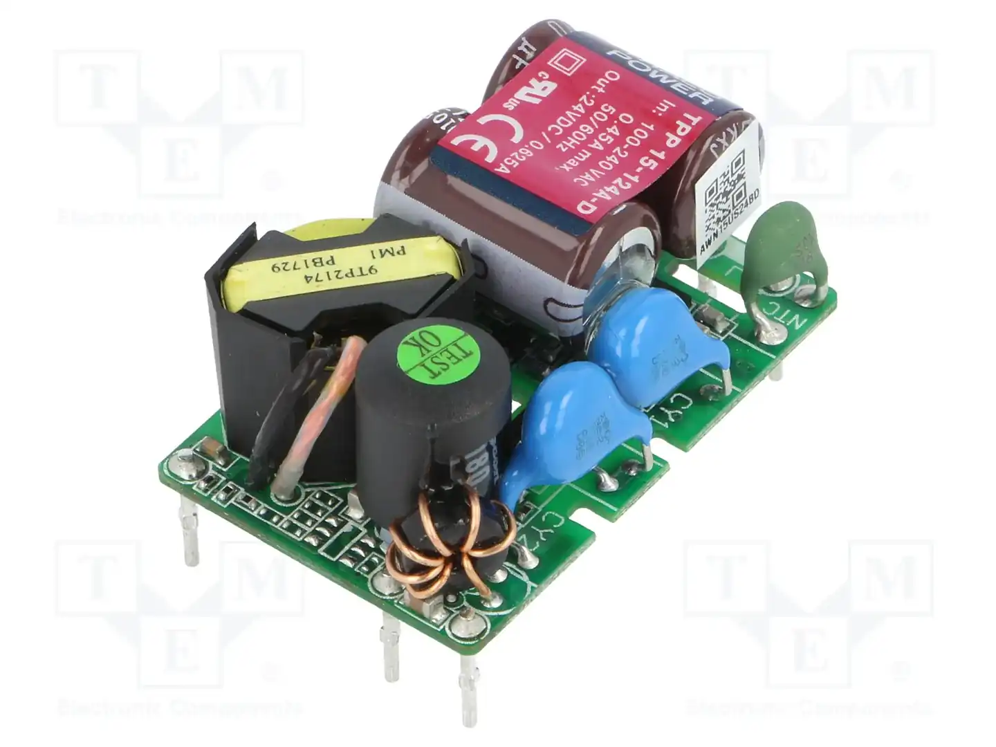 TRACO POWER TPP 15-124A-D — Открытые блоки питания