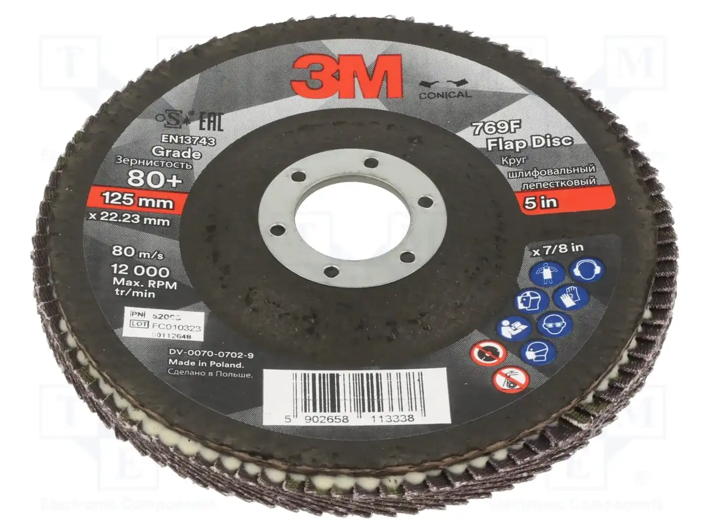 3M 769F 125MM P 80 — Диски для резки и шлифовки