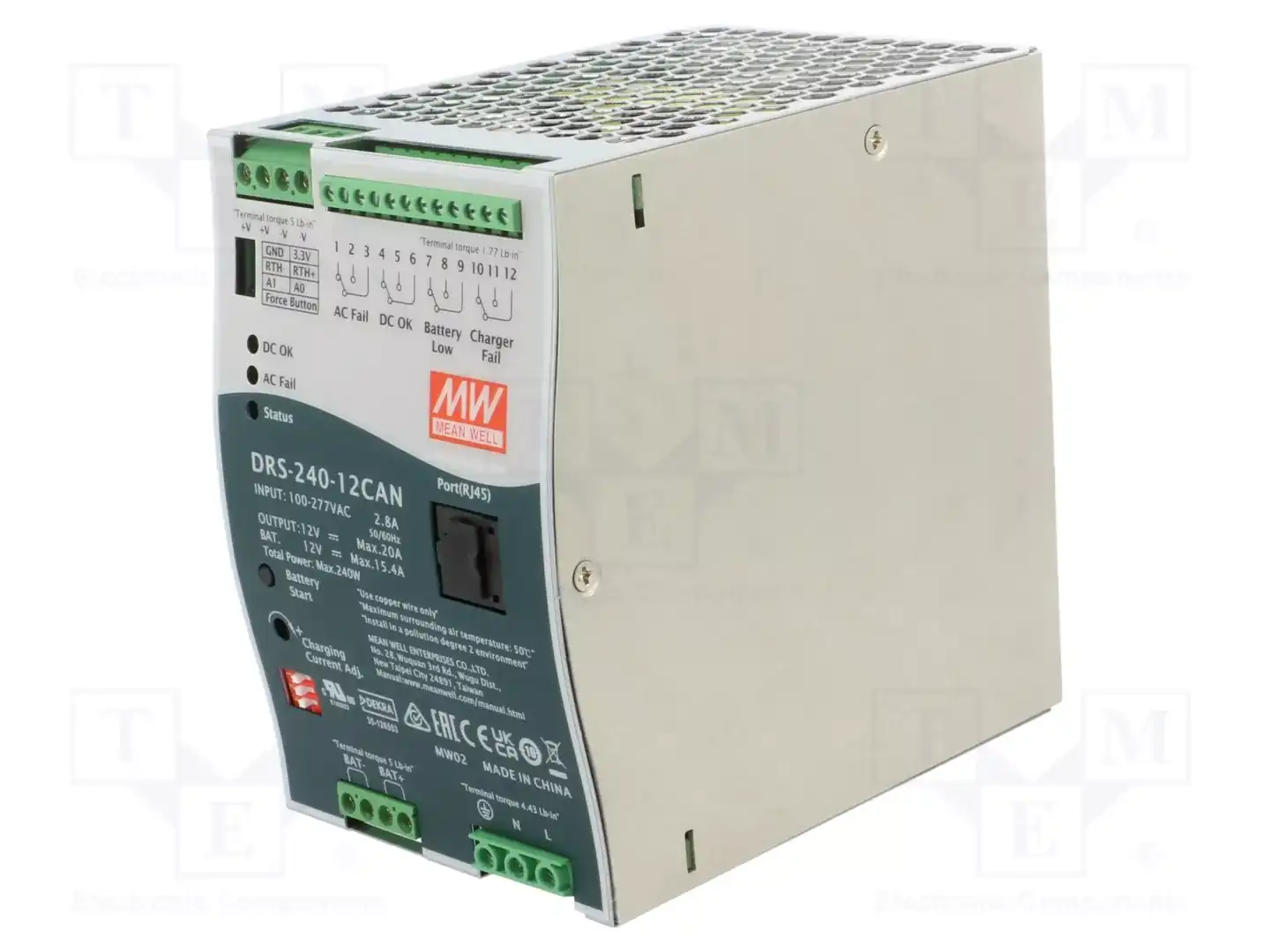 MEAN WELL DRS-240-12CAN — Блоки питания на DIN-рейку
