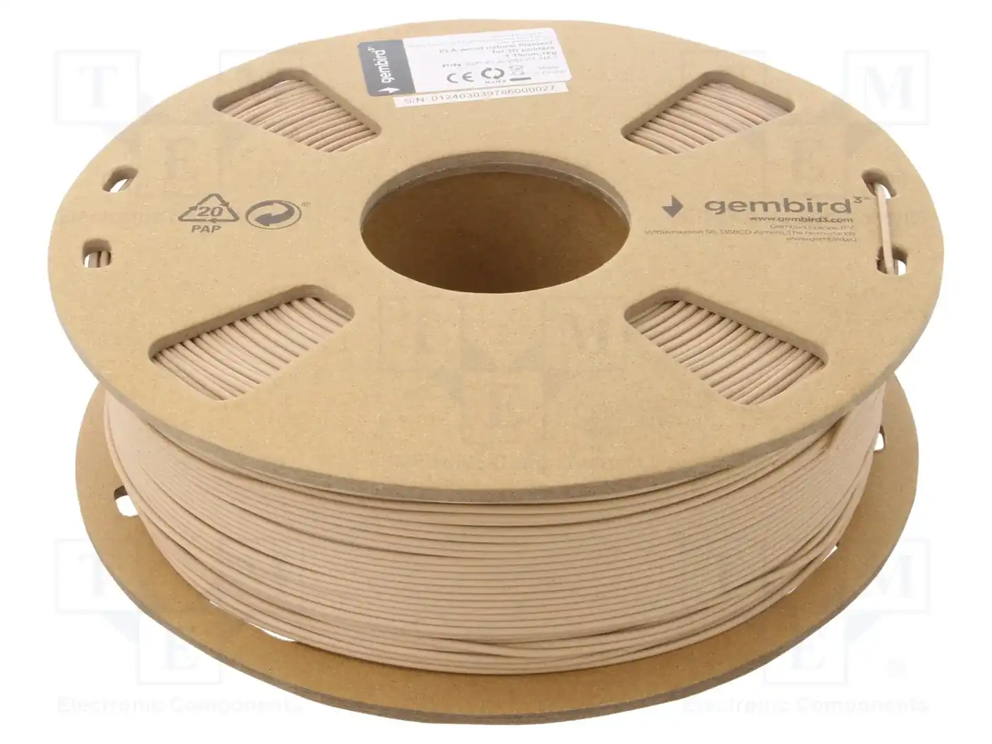 GEMBIRD 3DP-PLA-WD-01-NAT — Принтеры 3D и аксессуары