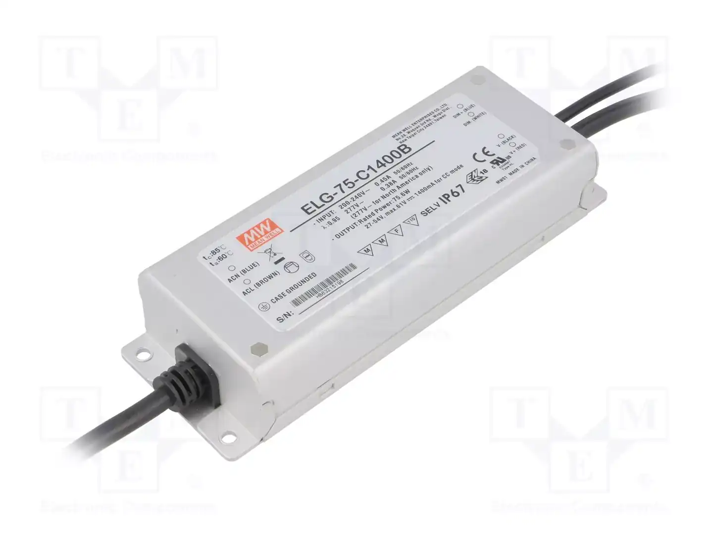 MEAN WELL ELG-75-C1400B — Блоки питания для LED