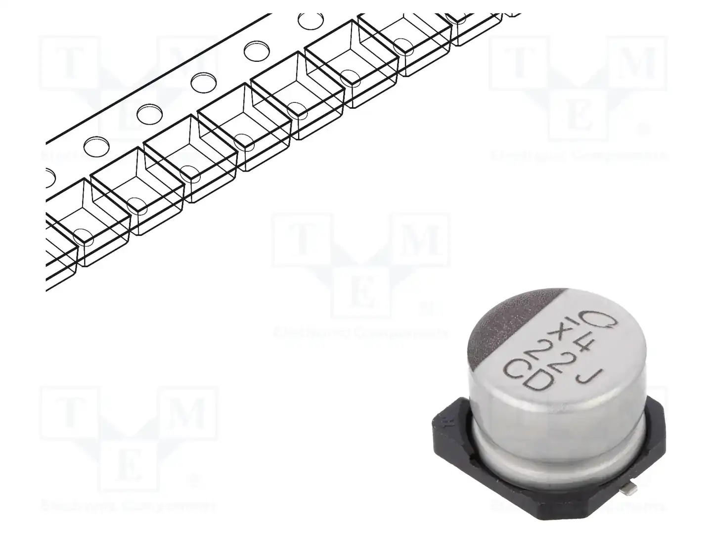 NICHICON UCD1J220MCL6GS — Конденсаторы электролитические SMD