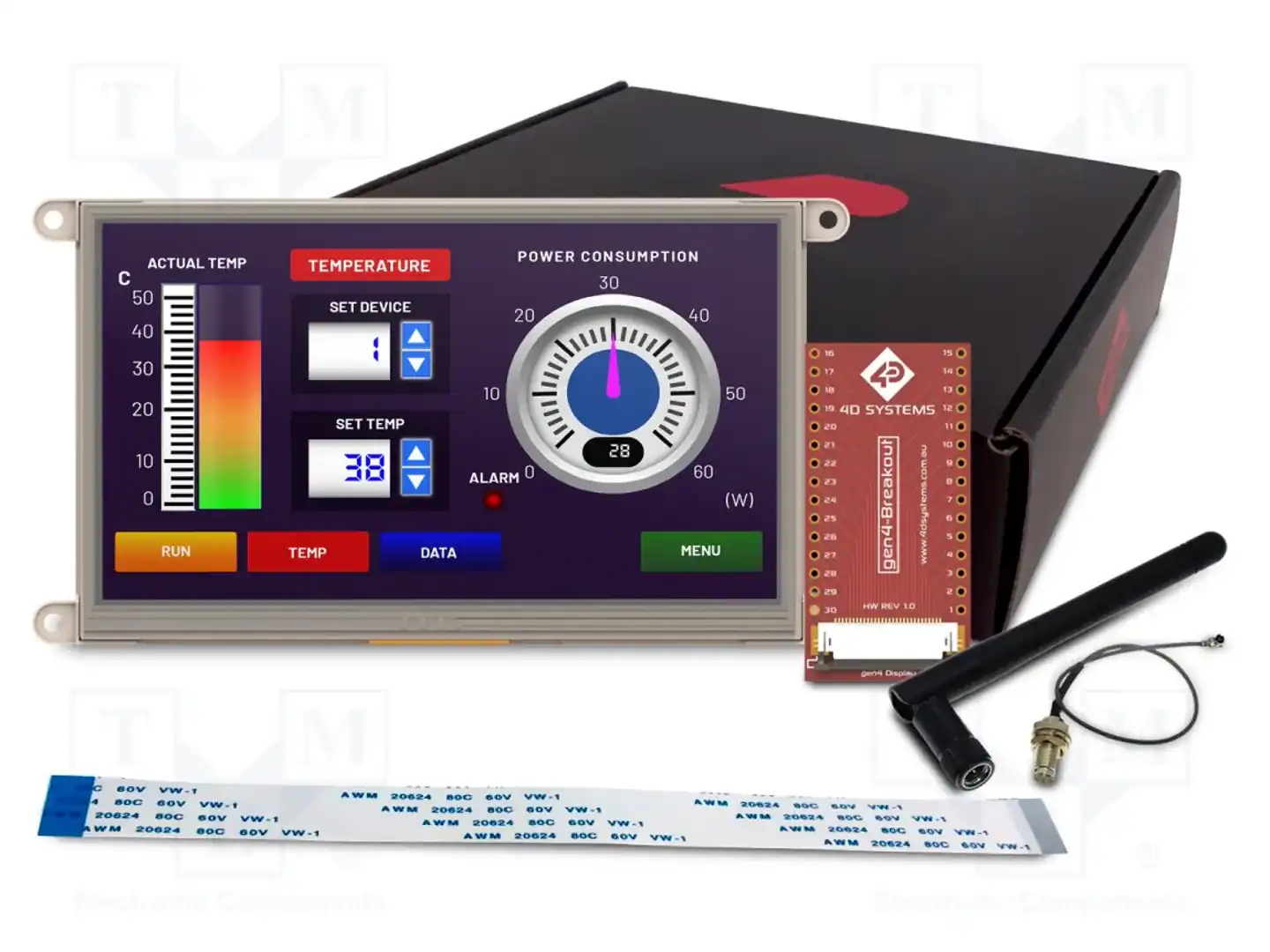 4D Systems GEN4-ESP32-70 — Интеллигентные дисплеи