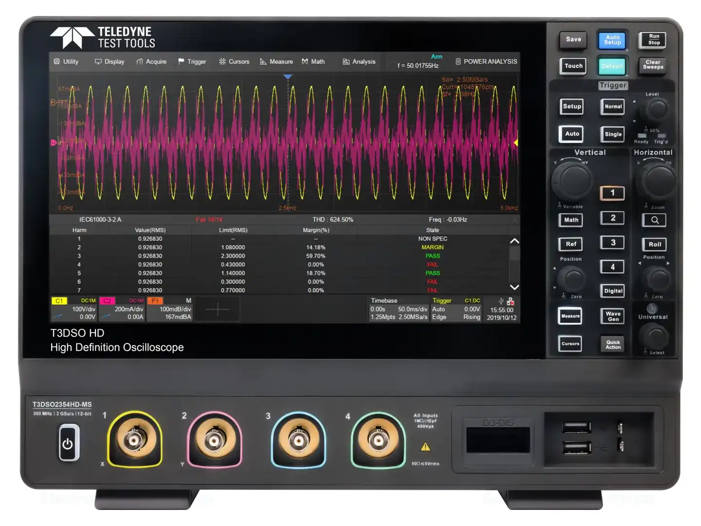 TELEDYNE LECROY T3DSO2204HD — Осциллоскопы цифровые