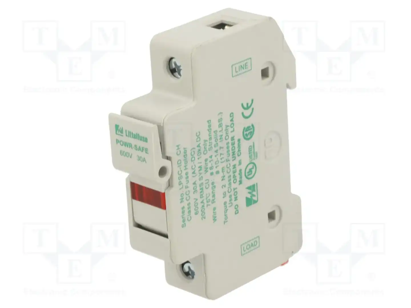 LITTELFUSE LPSC0001ZXID — Гнезда предохранительные на DIN-рейку