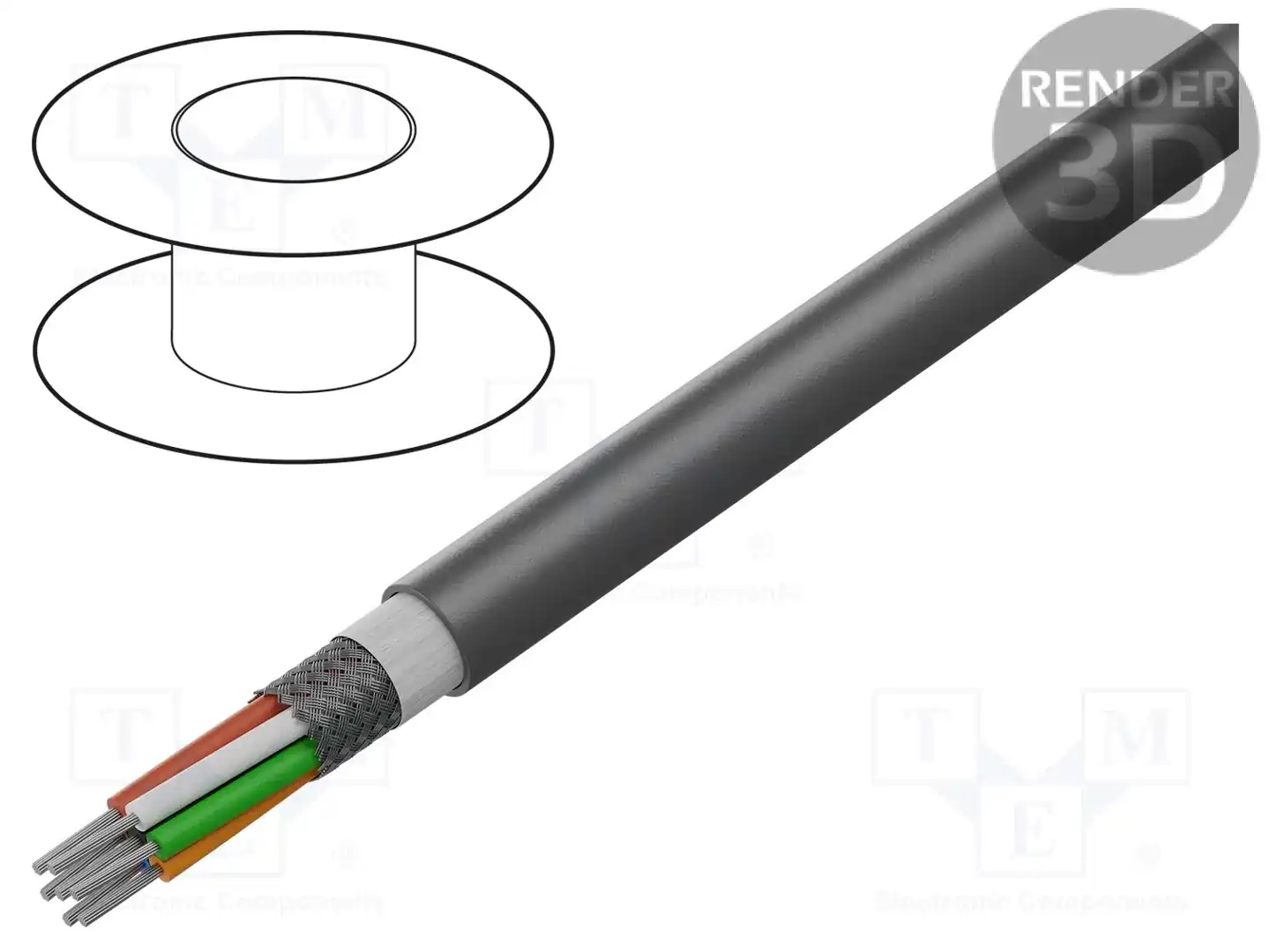 ALPHA WIRE 79113 SL005 — Провода многожильные экранированные