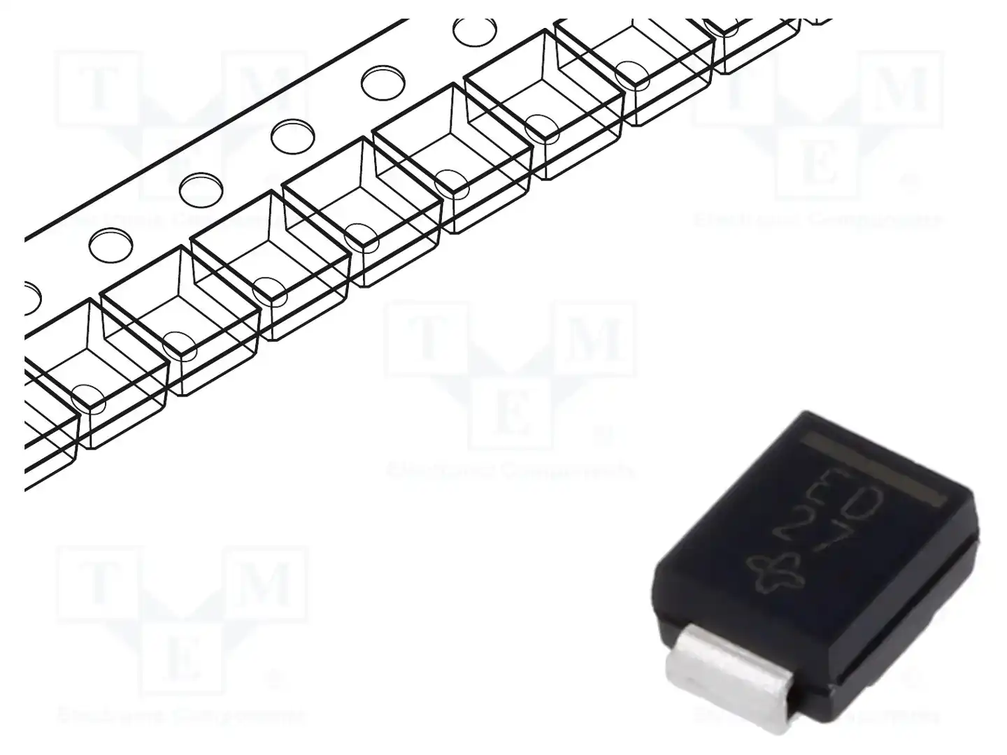 VISHAY ES2DHE3_A/H — Универсальные диоды SMD