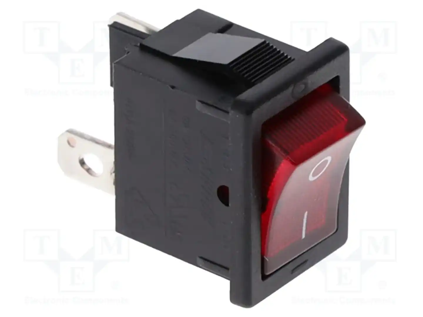 E-SWITCH R1973ABLKRILFF4 — Переключатели типа Rocker