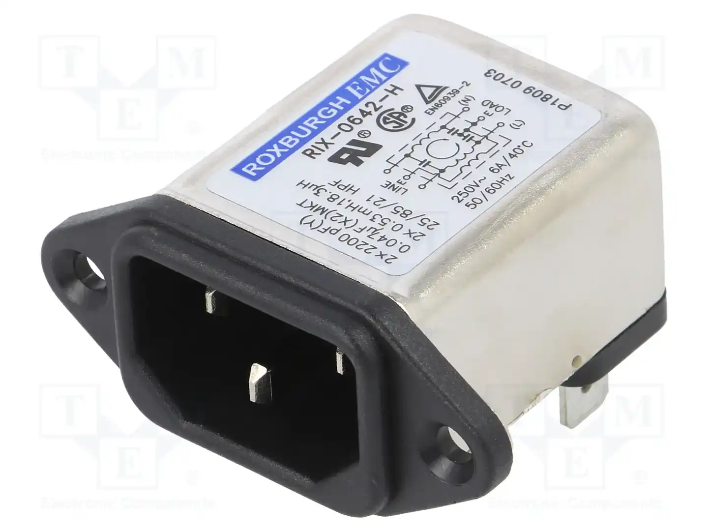ROXBURGH EMC RIX0642H — Разъемы IEC 60320