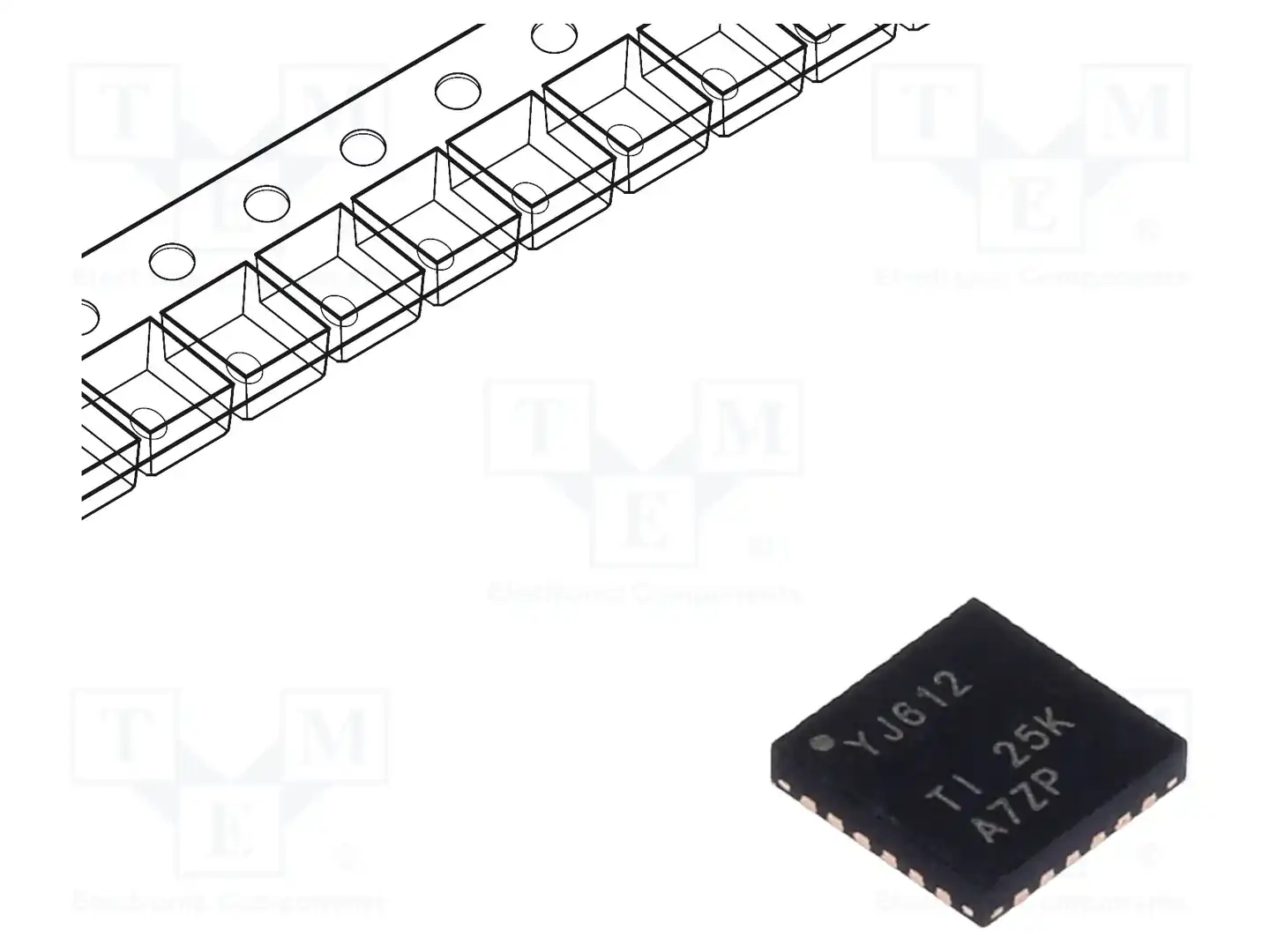 Texas Instruments TXS02612RTWR — Микросхемы - интерфейсы осталь