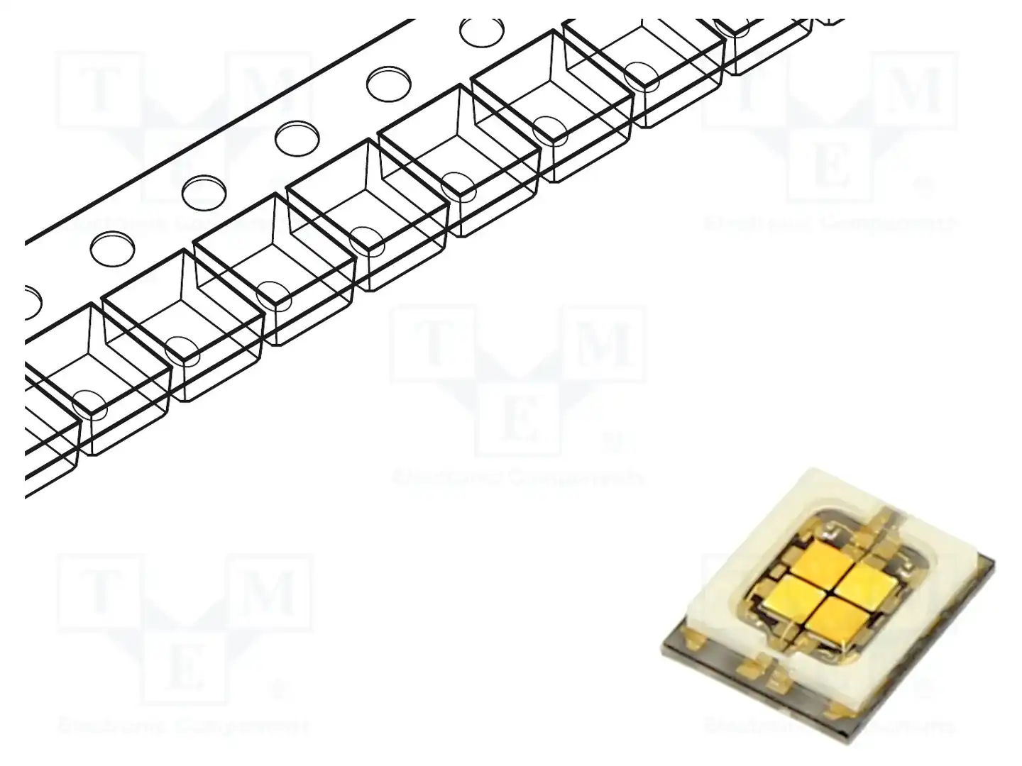 ProLight Opto PBED-20FQE-WVWVR8A — Светодиоды мощности белые - Emitter