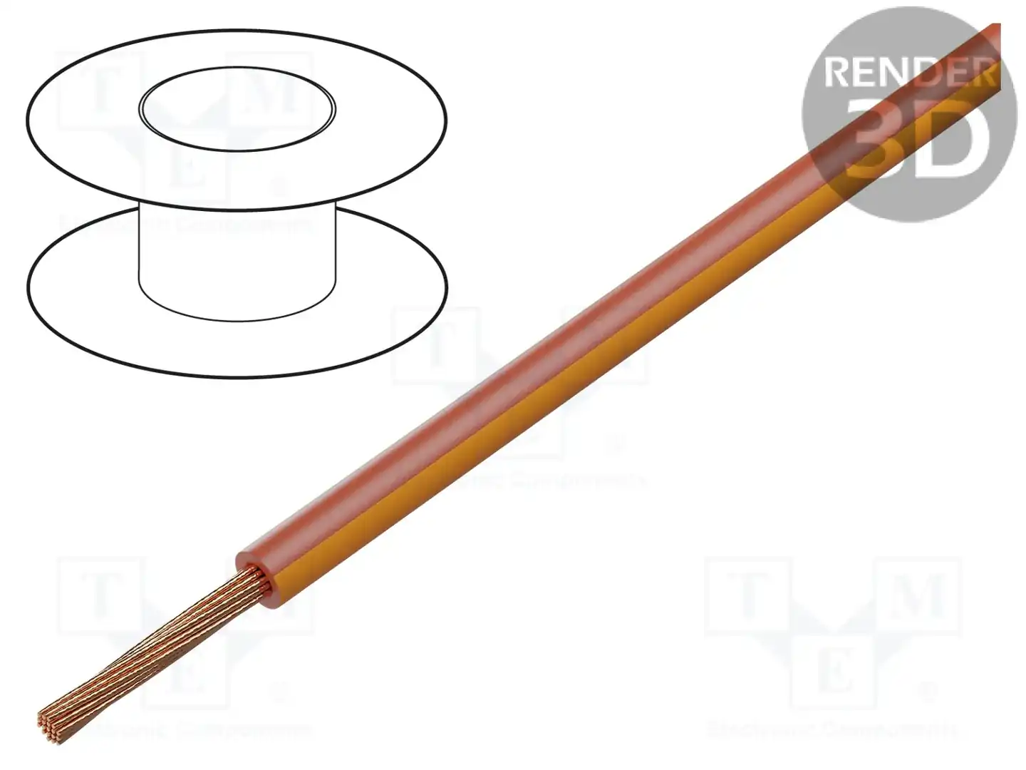 BQ CABLE LGY2.5-RD/OR — Провода одножильные - тросик