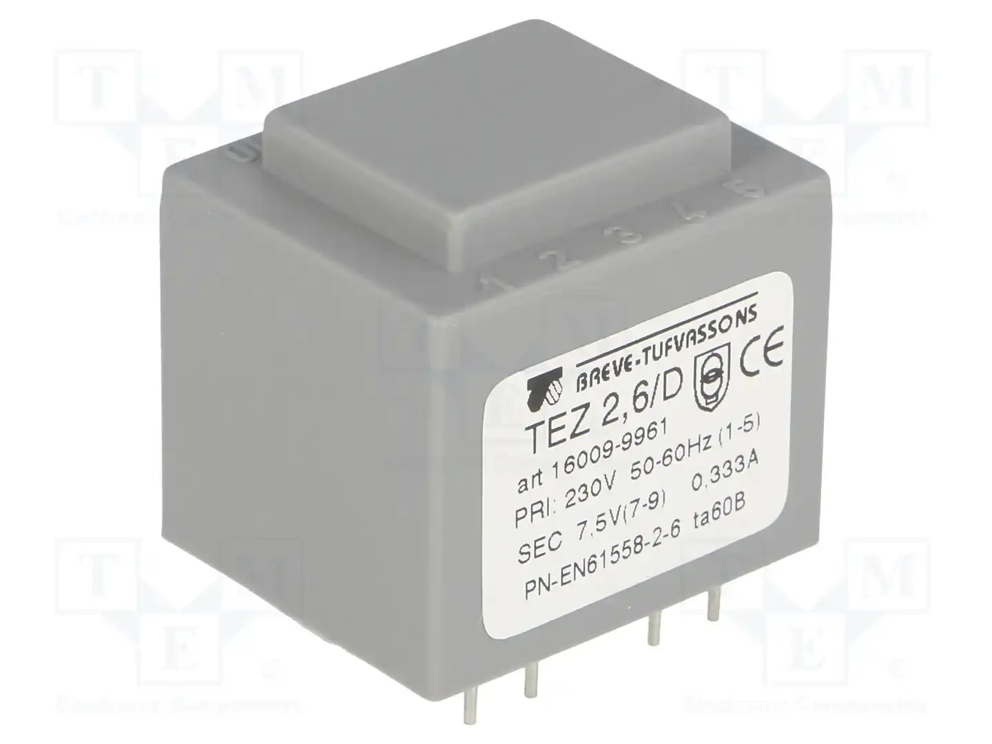 BREVE TUFVASSONS 16009-9961 — Трансформаторы PCB
