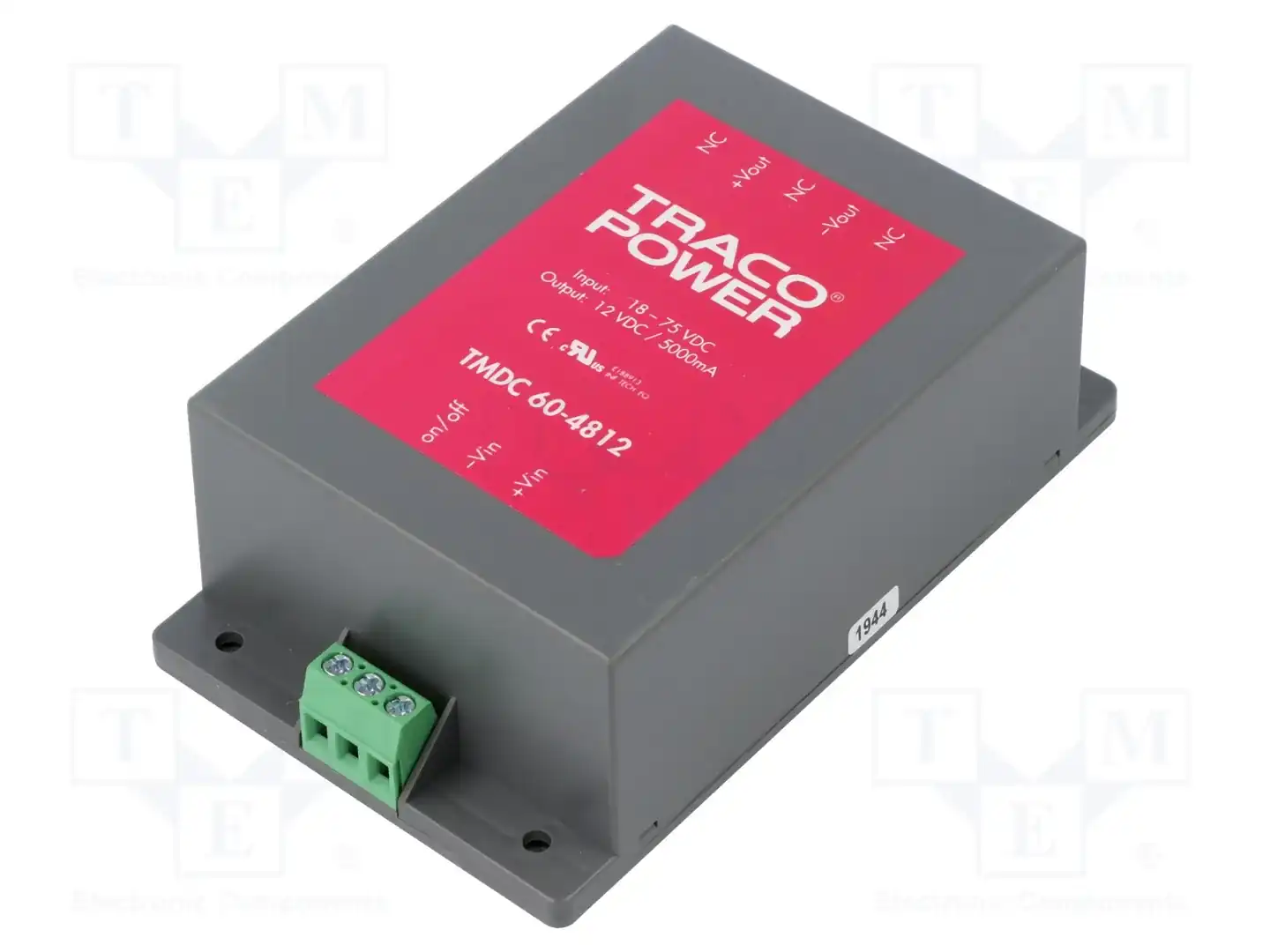 TRACO POWER TMDC 60-4812 — Преобразователи DC/DC