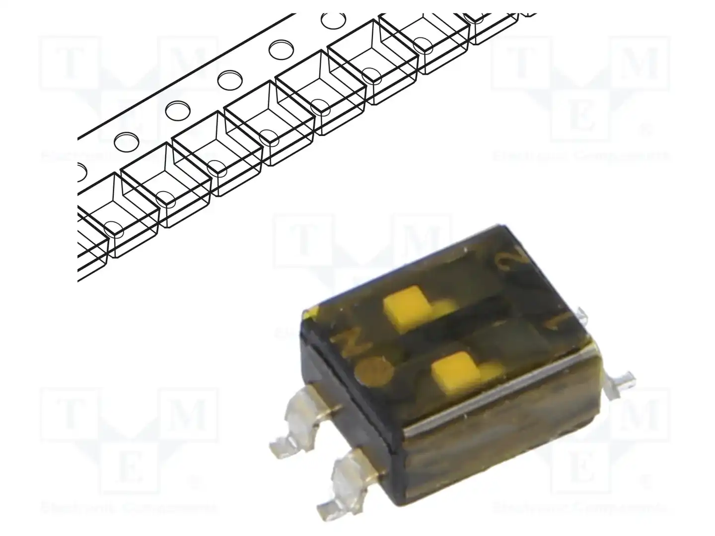 ECE ESD102LDZ — Переключатели типа Dip-Switch