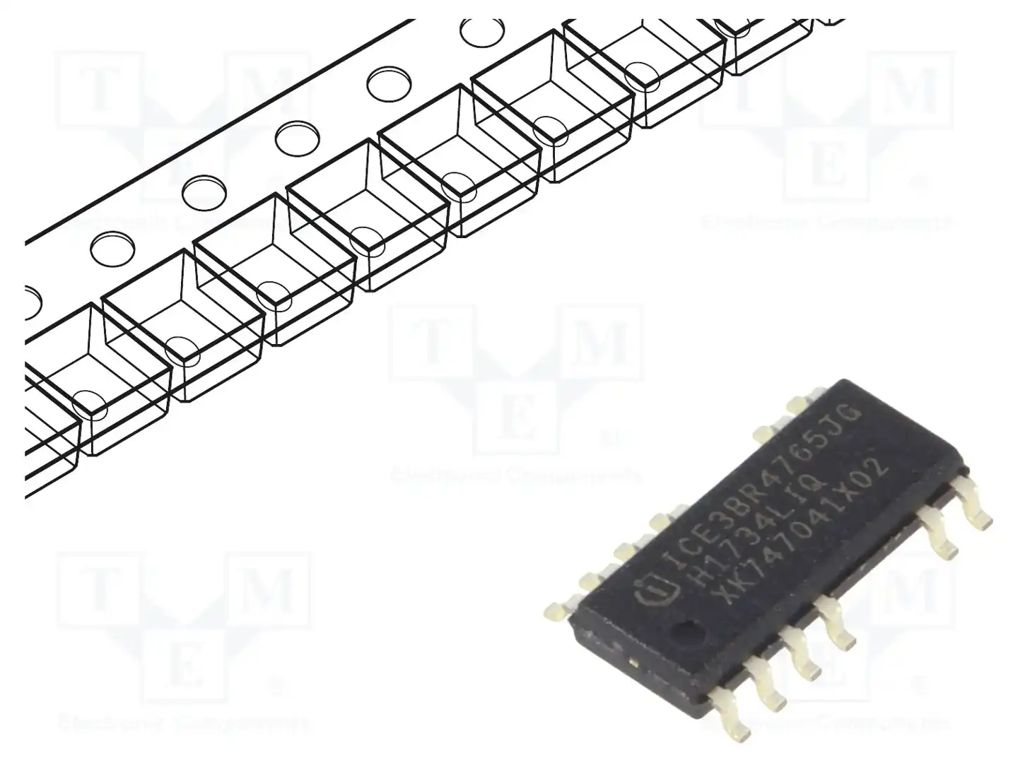 Infineon Technologies ICE3BR4765JGXUMA1 — Регуляторы напряжения - микросхемы ШИМ