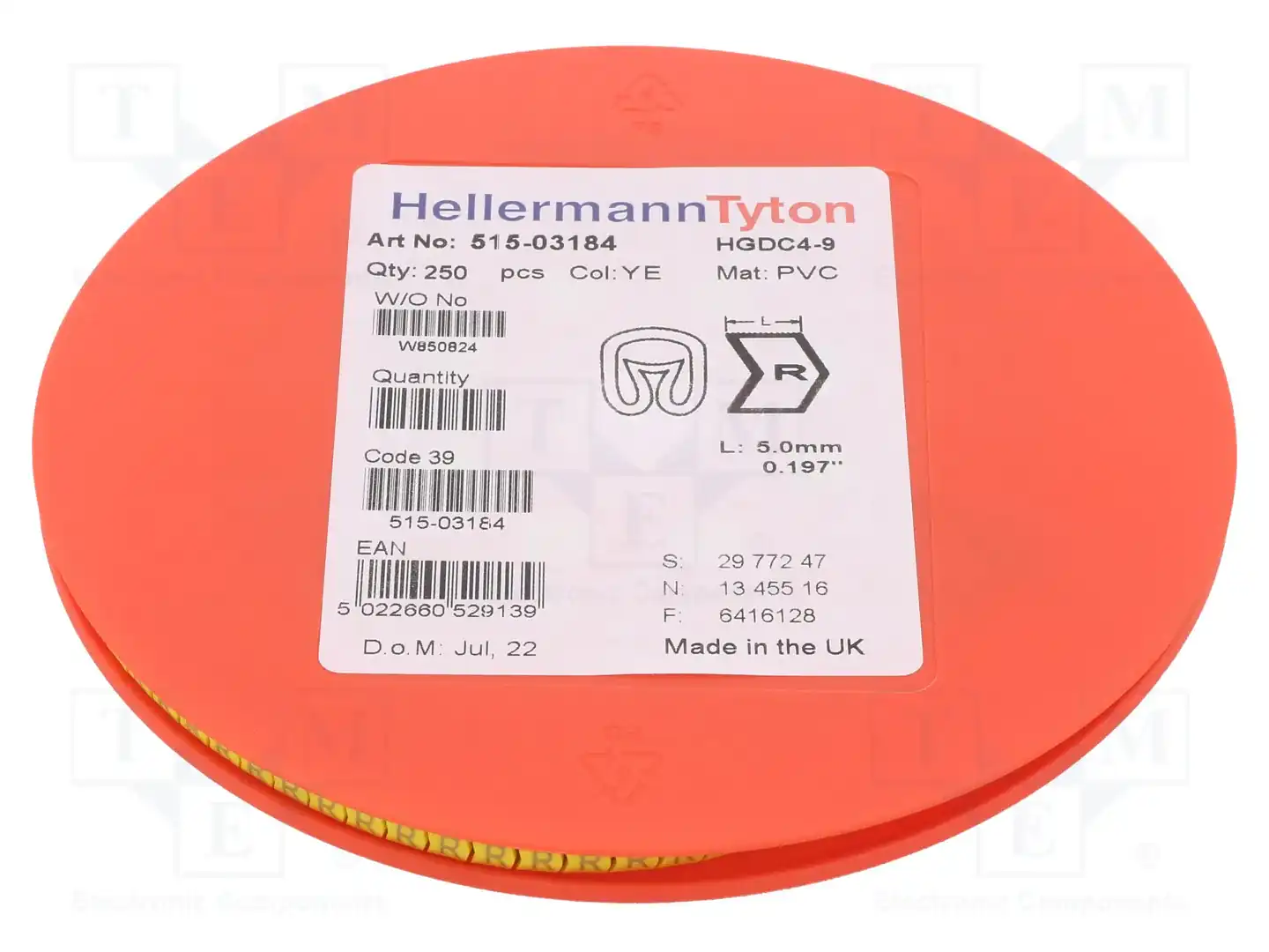HELLERMANNTYTON 515-03184 — Маркеры проводов