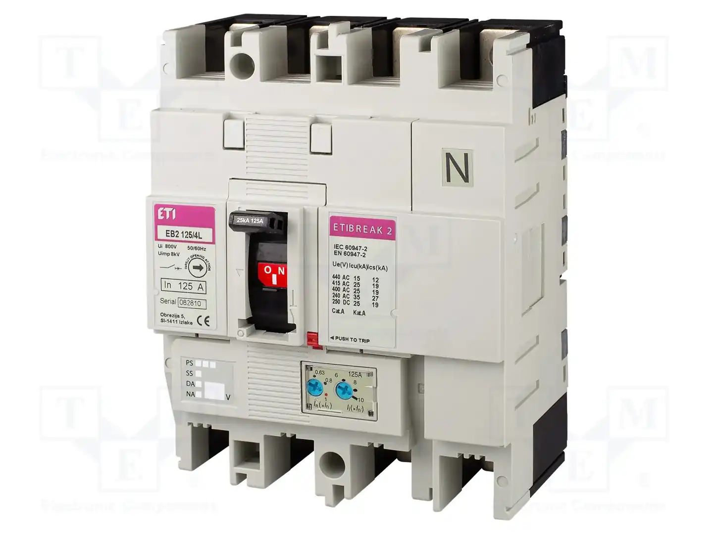 ETI POLAM EB2 125/4L 100A 4P — Разъединители