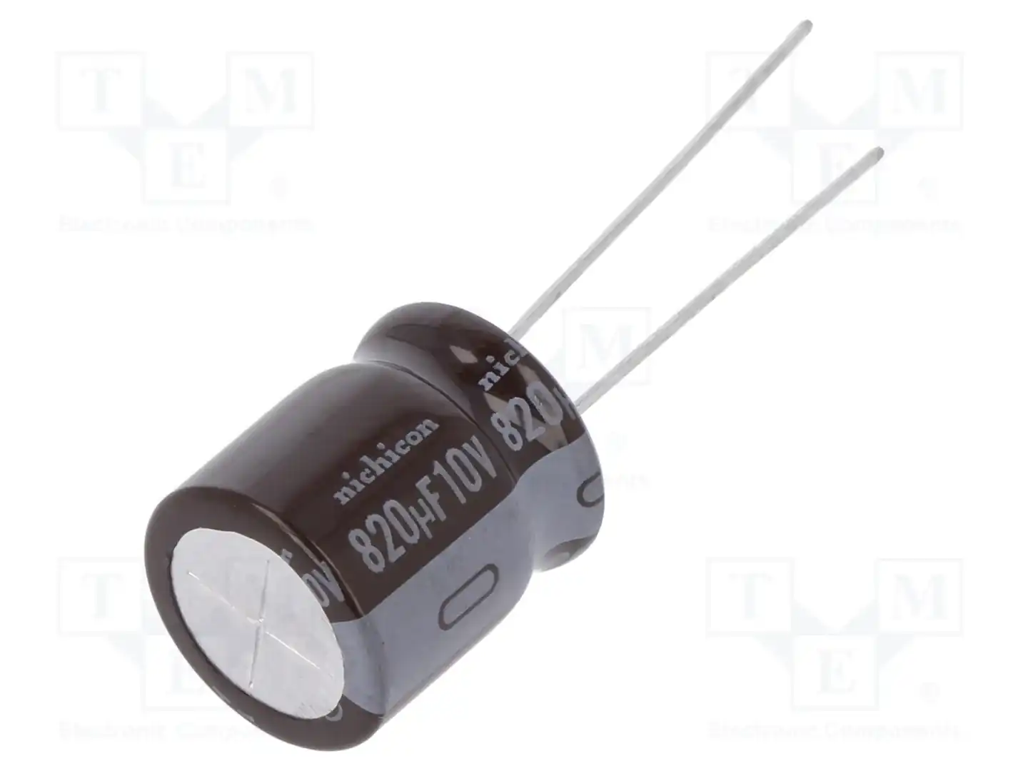 NICHICON UPM1A821MHD6 — Конденсаторы электролитические THT