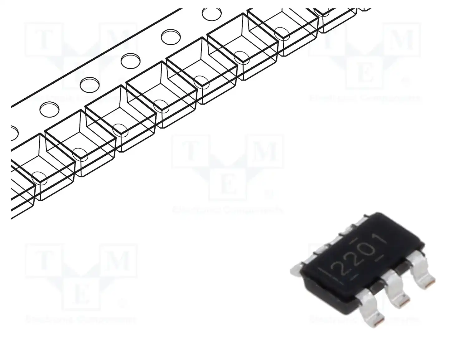 Texas Instruments TPS562201DDCR — Регуляторы напряжения - микросхемы DC/DC