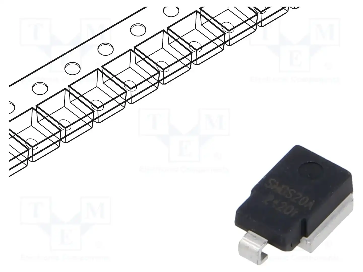 SMC DIODE SOLUTIONS SM8S20ATR — Диоды TVS SMD однонаправленные