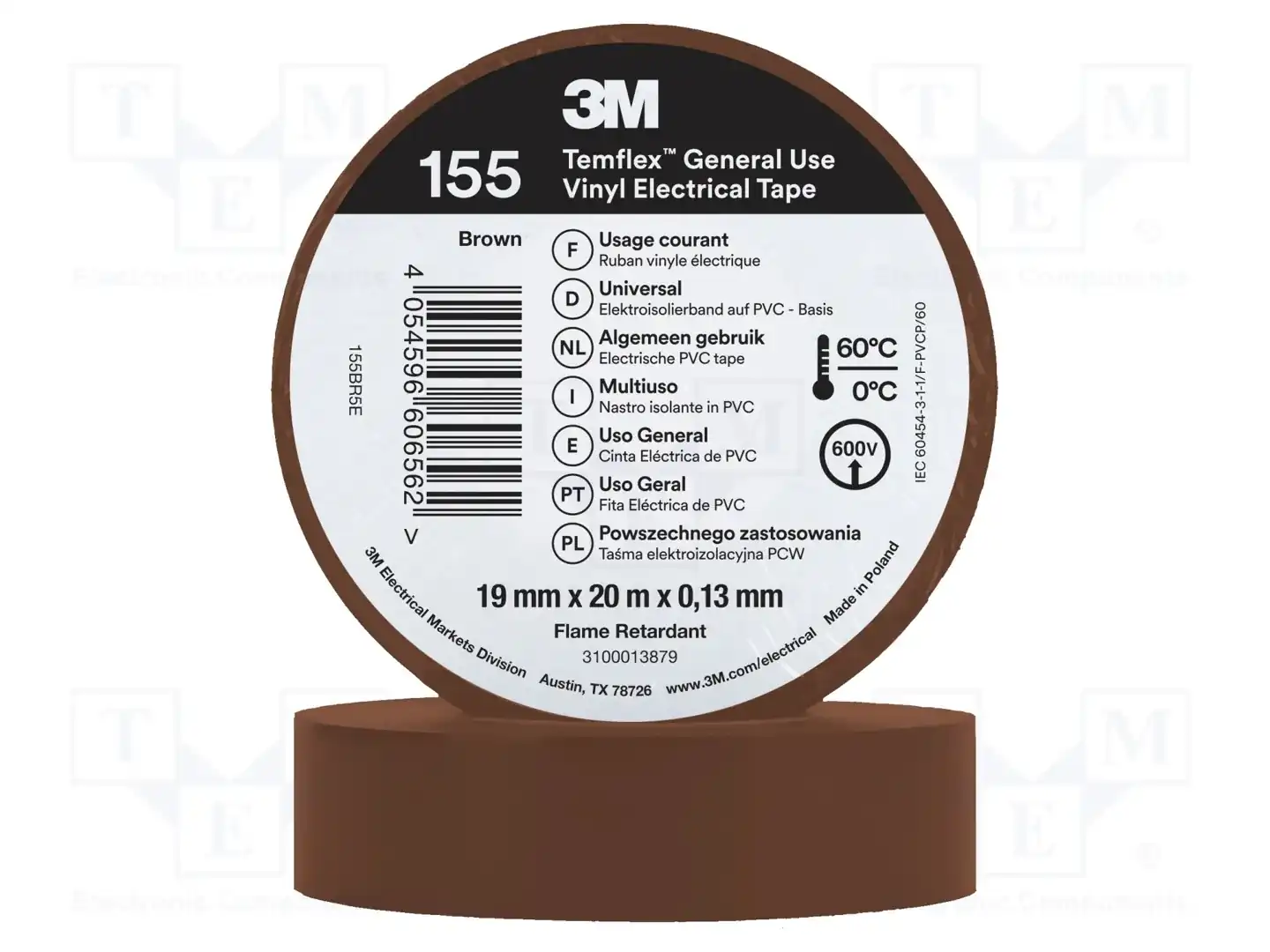 3M 155BR5E TEMFLEX — Ленты изоляционные